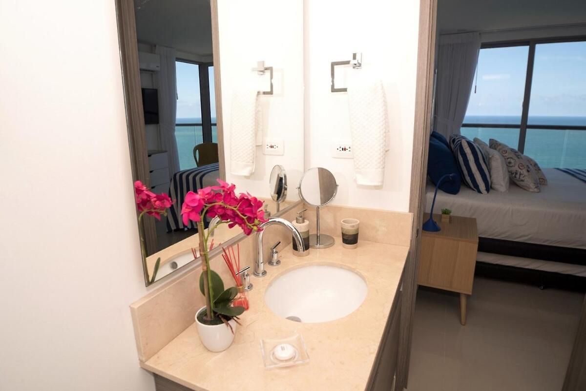Lujoso Con Vista Al Mar Apartamento Cartagena