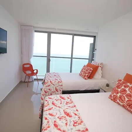 Apartamento Lujoso Con Vista Al Mar Cartagena