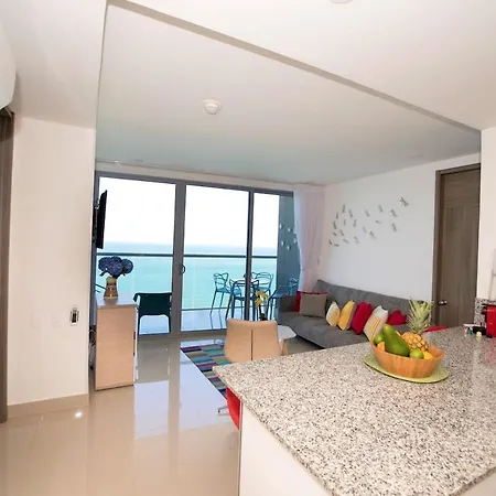 Lujoso Con Vista Al Mar Apartamento